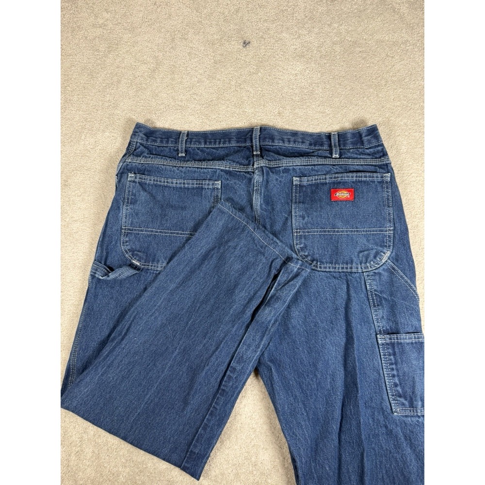 Dickies‎ Men's Carpenter Jeans 38x34 Dark Wash Blue Denim Workwear Grunge
